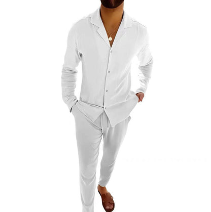 Outfit Set | Button-Down Shirt with Tailored Trousers