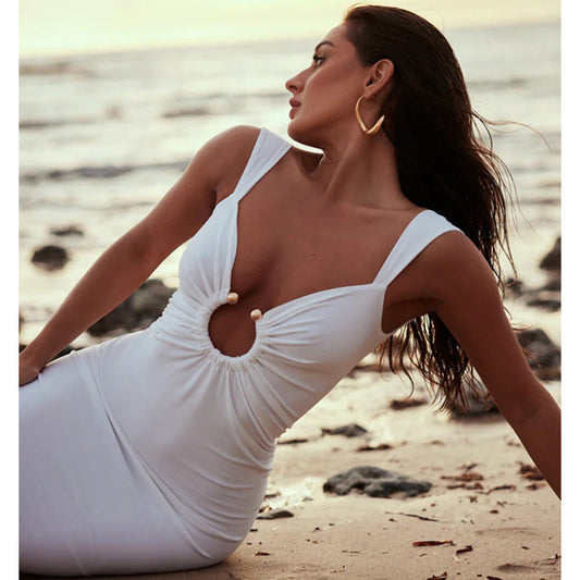 Dresses | Women’s Slim Fit V-Neck Maxi Dress