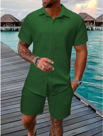 Sets | Men’s Lightweight Cotton Blend Two-Piece Set
