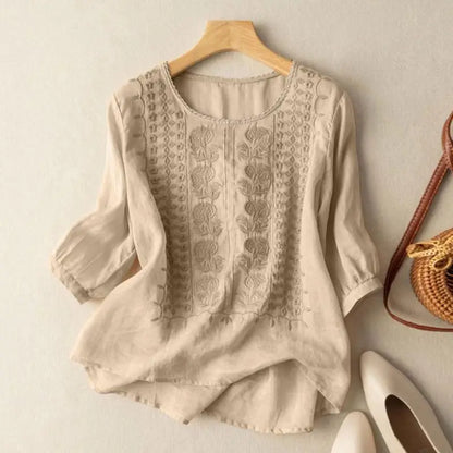 Tops | Women’s Casual Knitted 3/4 Sleeve Pullover Blouse