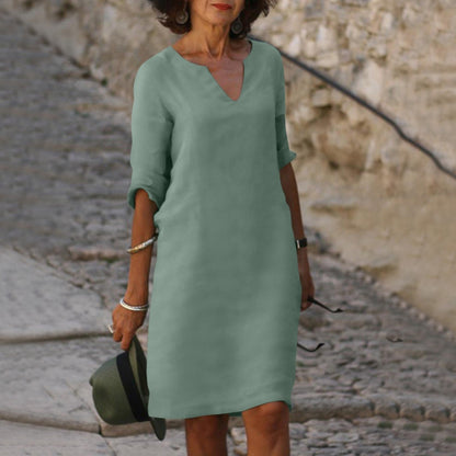 Dress | Elegant Tiered Dress with Waist-Defining Fit