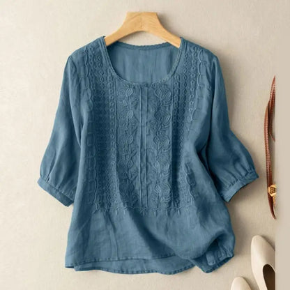 Tops | Women’s Casual Knitted 3/4 Sleeve Pullover Blouse