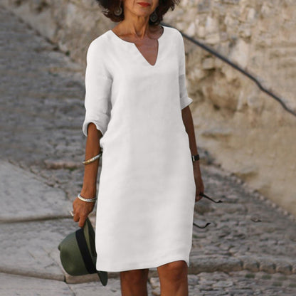 Dress | Elegant Tiered Dress with Waist-Defining Fit