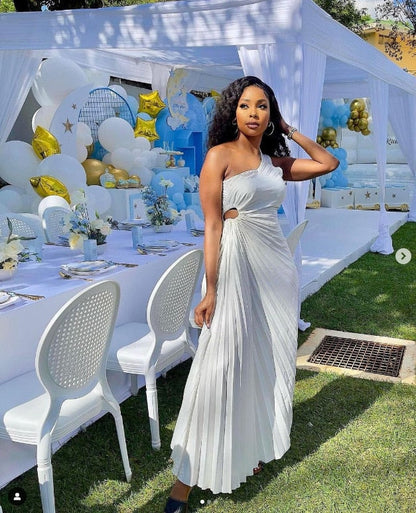 Dresses | Women’s One-Shoulder Flowing Maxi Dress