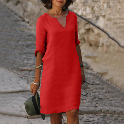 Dress | Elegant Tiered Dress with Waist-Defining Fit
