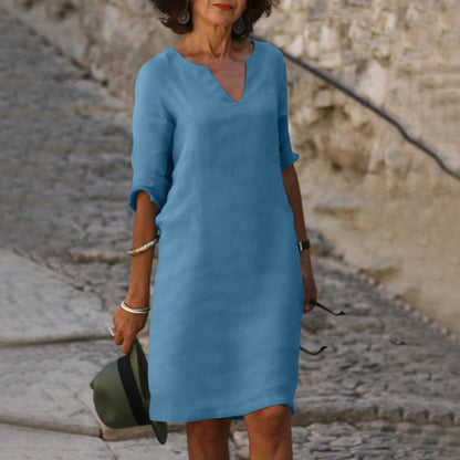 Dress | Elegant Tiered Dress with Waist-Defining Fit