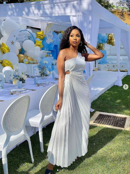 Dresses | Women’s One-Shoulder Flowing Maxi Dress