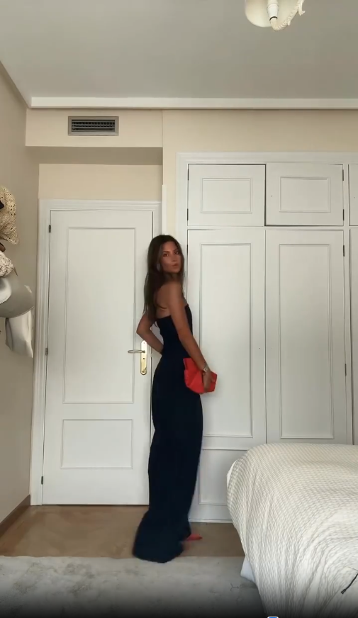 Jumpsuits | Women’s Strapless Wide-Leg Elegant Jumpsuit