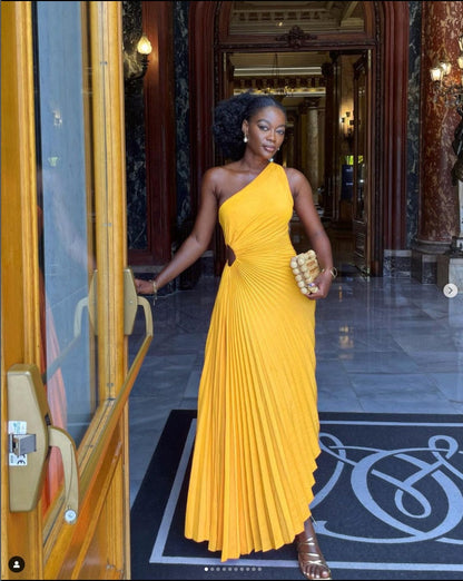 Dresses | Women’s One-Shoulder Flowing Maxi Dress