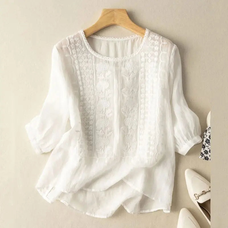 Tops | Women’s Casual Knitted 3/4 Sleeve Pullover Blouse
