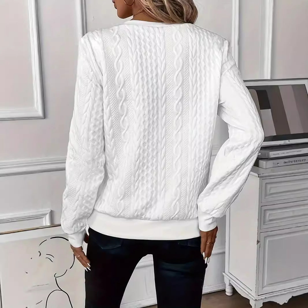 Sweaters | Women’s Cable-Knit Half-Zip Pullover Sweater