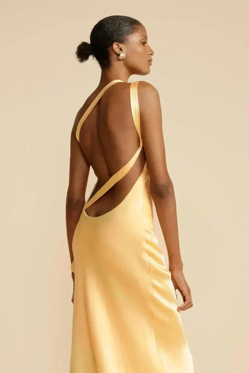 Dresses | Women’s One-Shoulder Satin Mermaid Gown