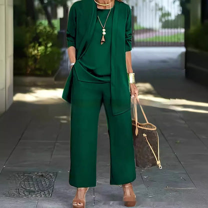 Sets | Women’s Two-Piece Casual Tunic and Wide-Leg Pants Set