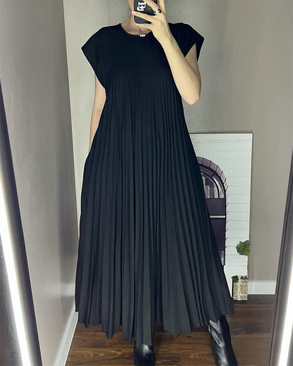 Dresses | Women’s Sleeveless Pleated Maxi Dress