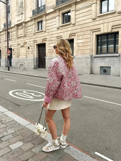 Tops | Women’s Boho Floral Print Button-Down Shirt