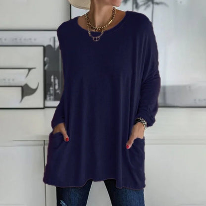 Tunic | Oversized Long Sleeve with Side Pockets